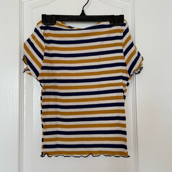 stardust - white/yellow/blue fitted tee - Picture 2 of 2